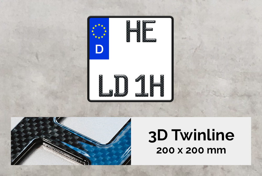 3D TWINLINE Historisch in Carbon-Optik 200 x 200 3D TWINLINE Historisch in Carbon-Optik 200 x 200