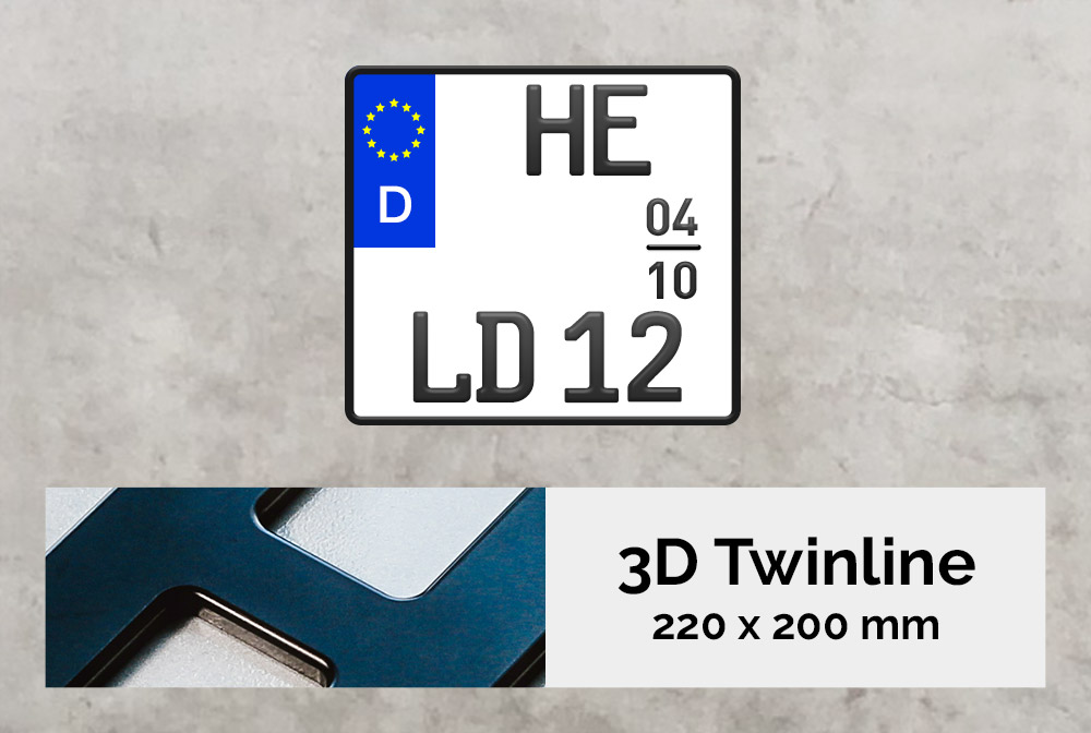 3D TWINLINE Saison in Schwarzmatt 220 x 200 3D TWINLINE Saison in Schwarzmatt 220 x 200