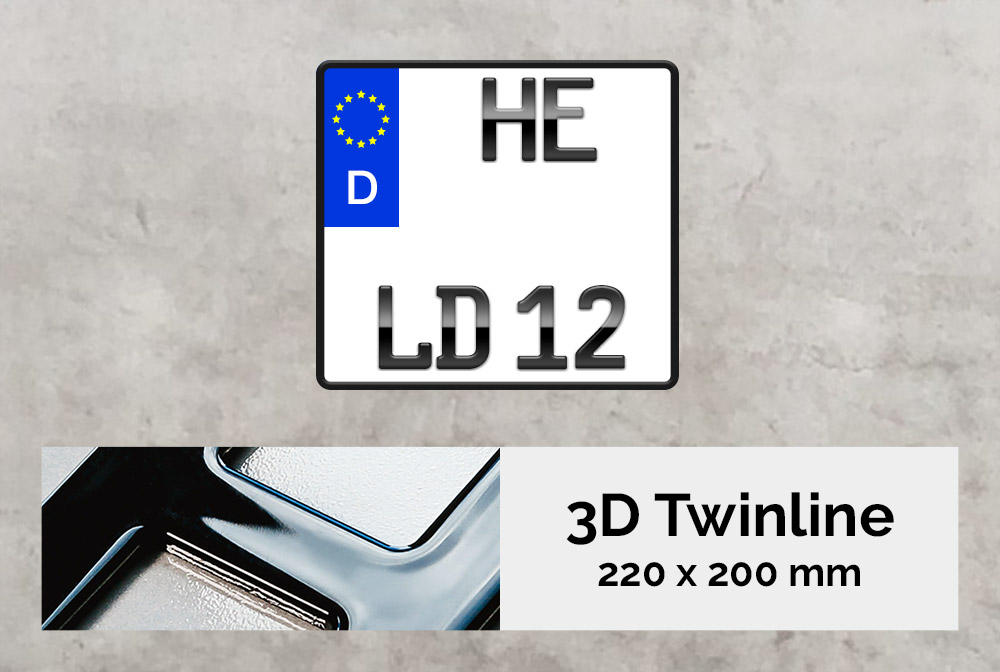 3D TWINLINE in Hochglanz  220 x 200 3D TWINLINE in Hochglanz  220 x 200
