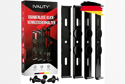 IVALITY Klick Kennzeichenhalter